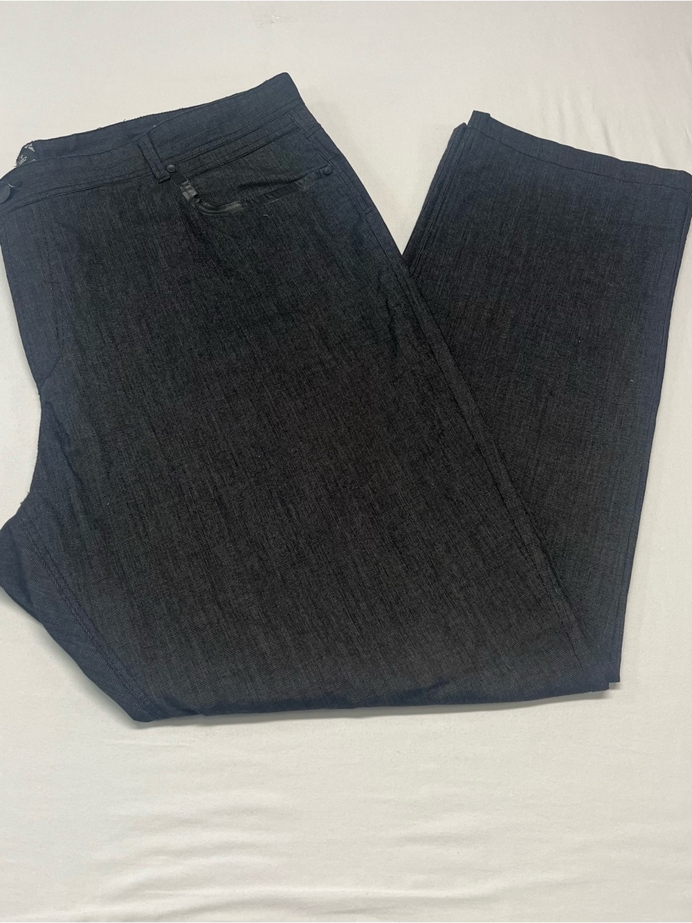 Point Zero Men's plus Relaxed Straight leg pants in Dark Charcoal 48x34   1341